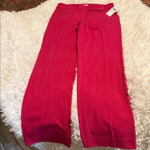MICHAEL Michael Kors Wide-Leg Pants in Hot Pink